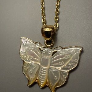 Charles Albert alchemia gold butterfly and alchemia chain